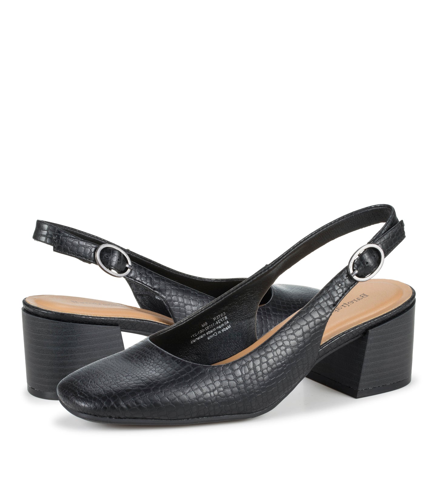 Ester Block Heel Slingback Pump / Baretraps