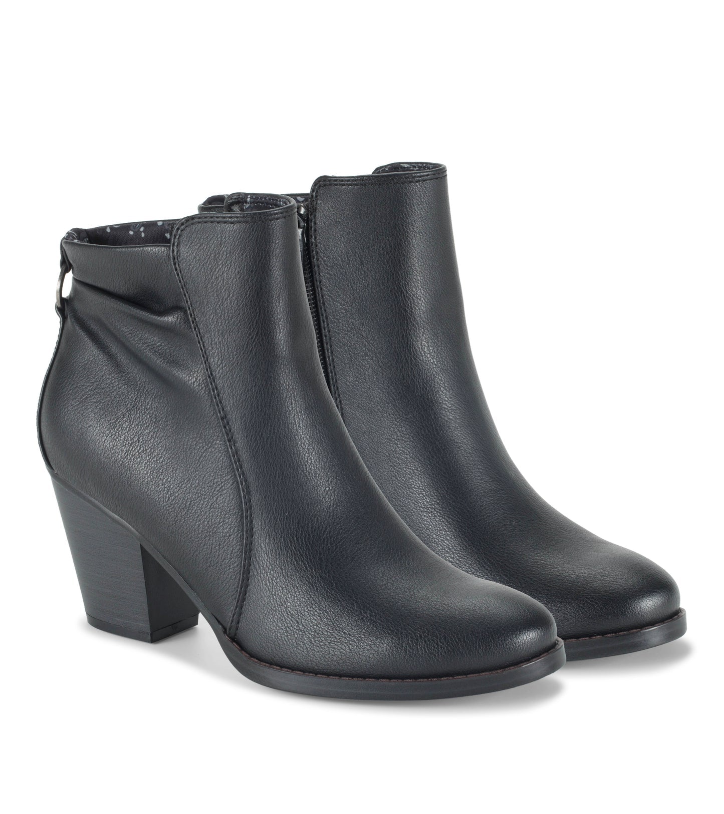 Crystal Block Heel Bootie / Baretraps