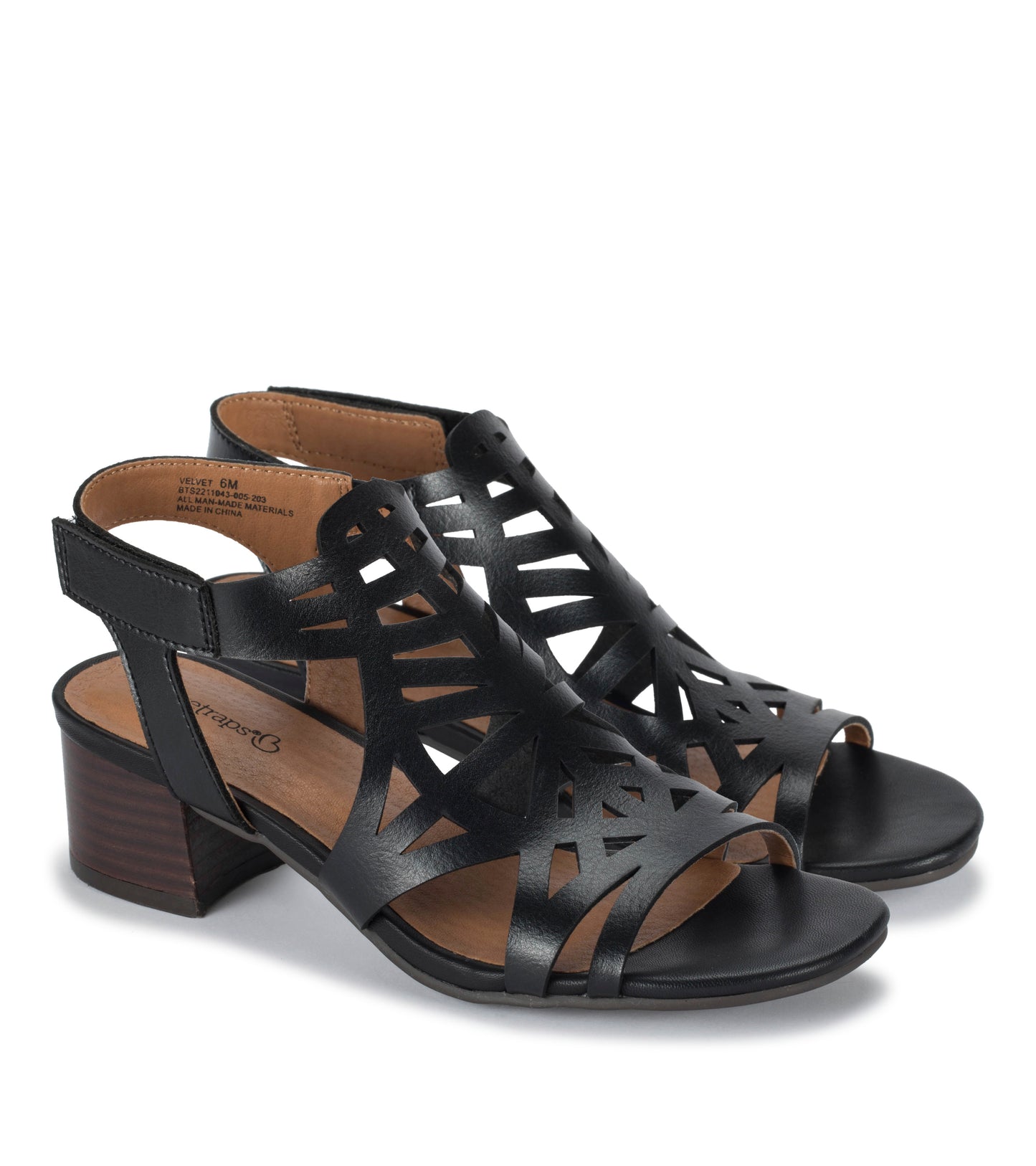 Velvet Block Heel Sandal / Baretraps