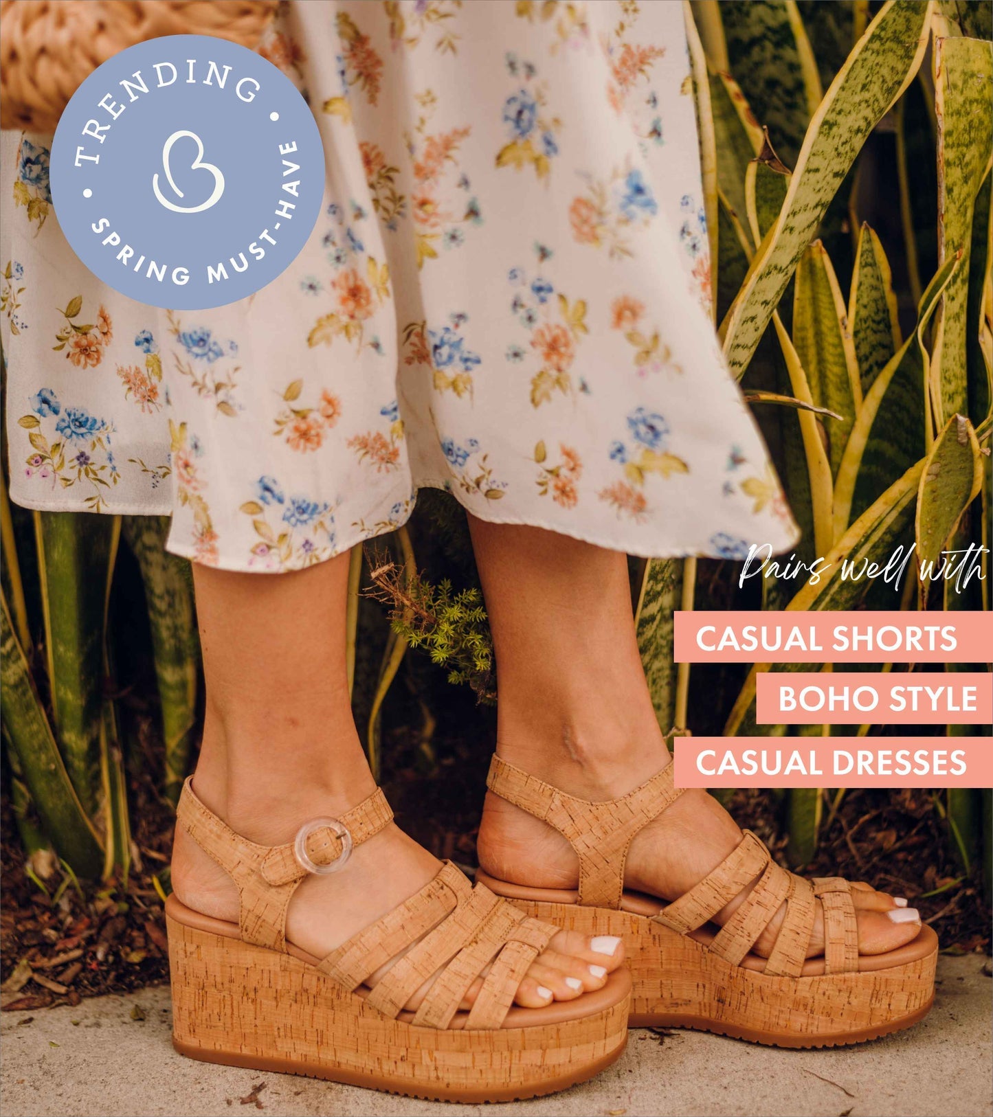 Savannah Wedge Sandal / Baretraps