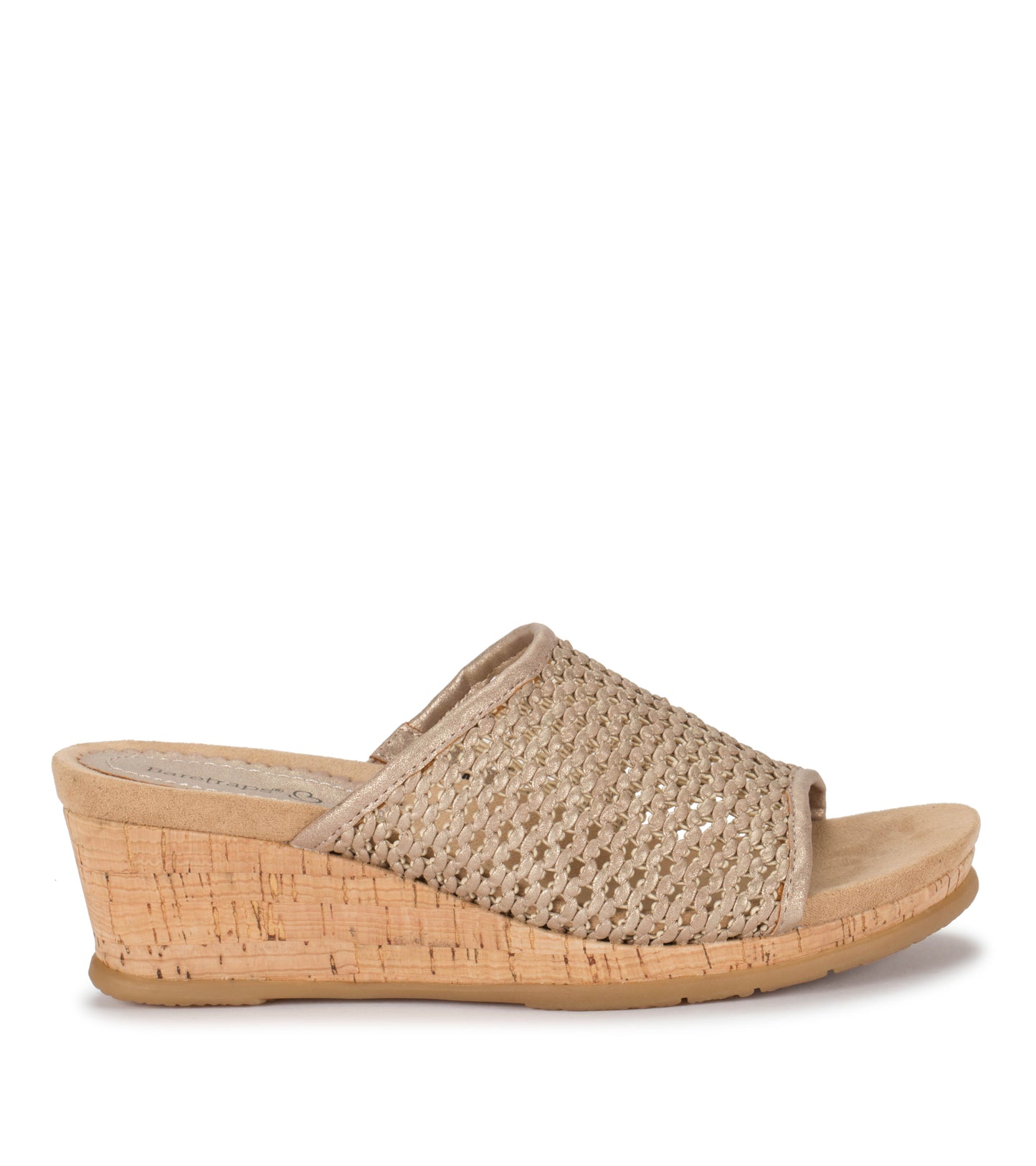 Flossey Wedge Slide Sandal / Baretraps