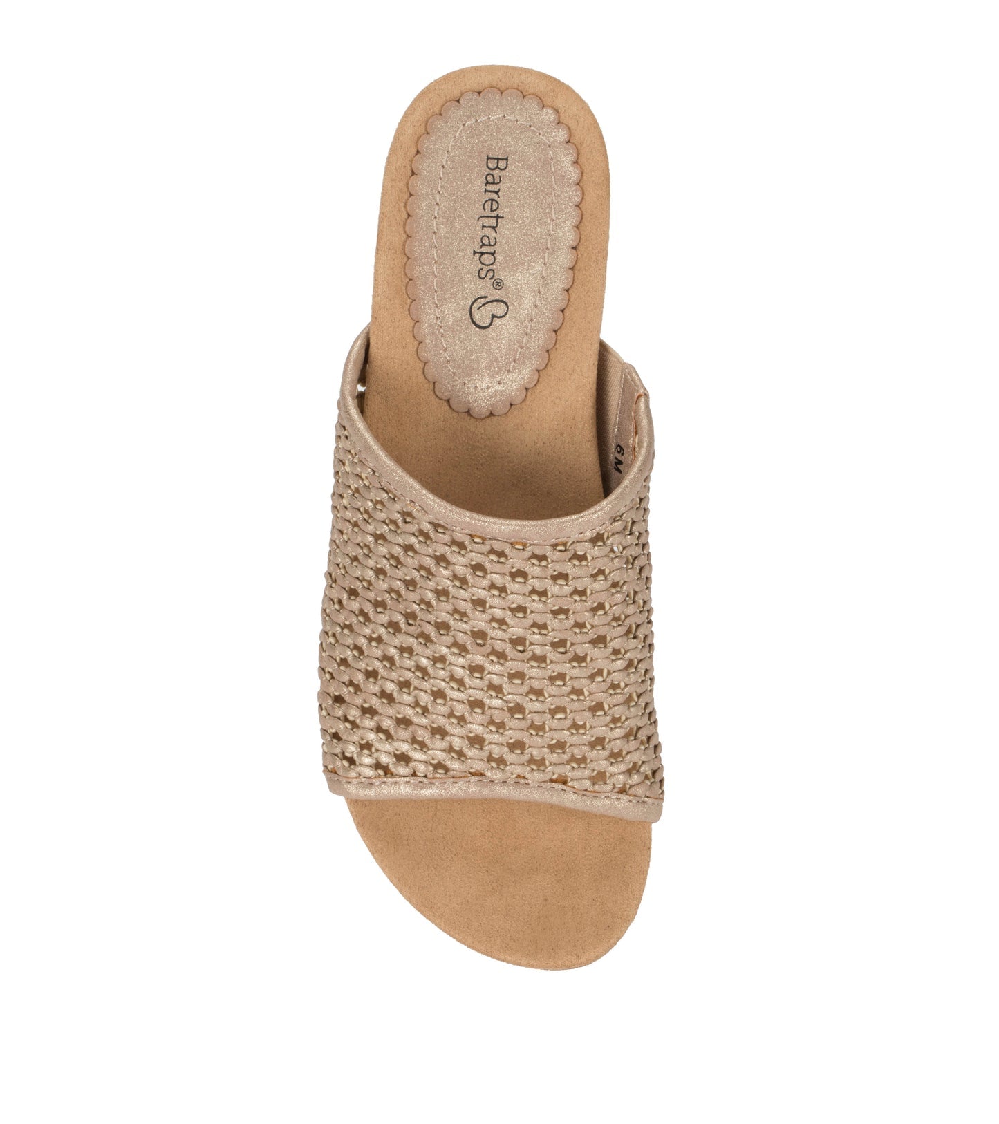 Flossey Wedge Slide Sandal / Baretraps