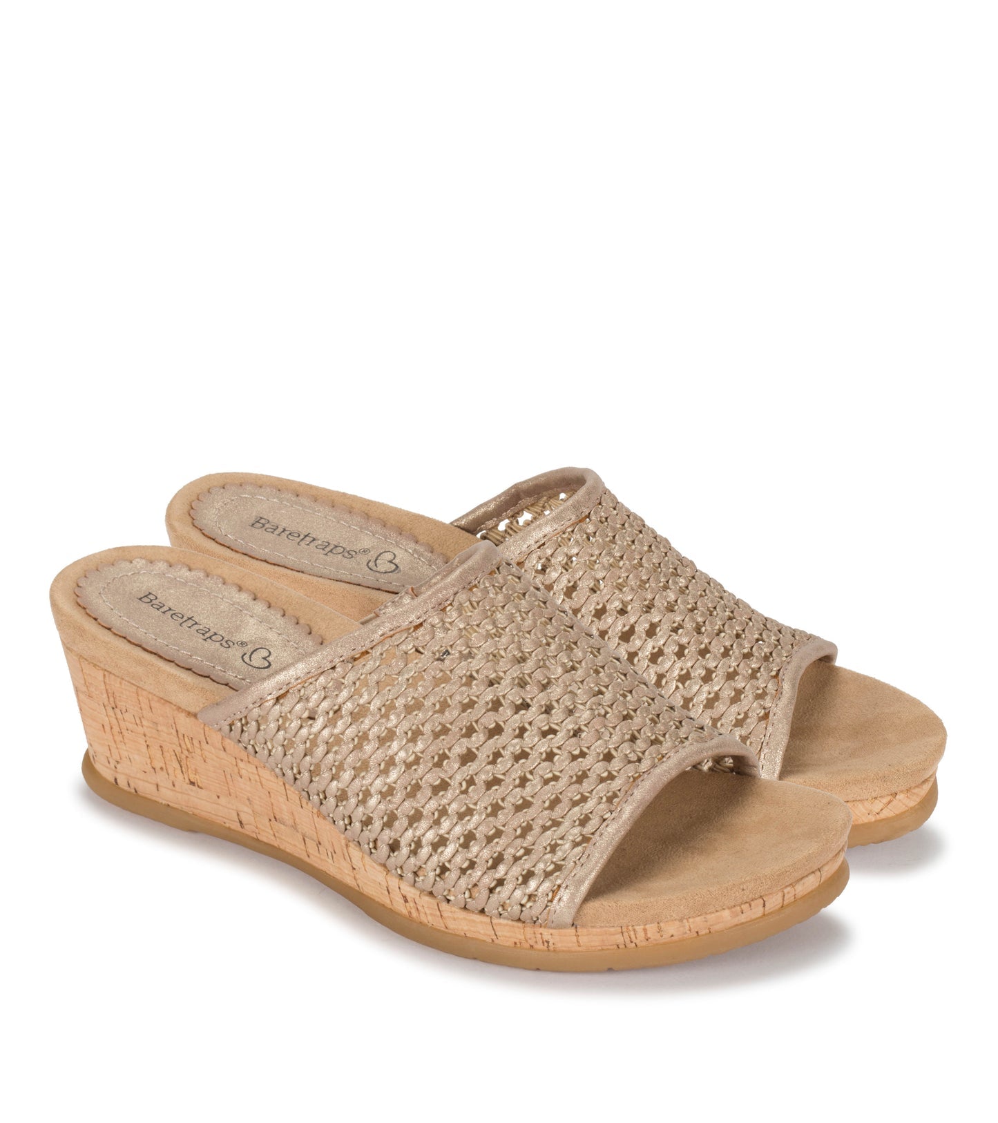Flossey Wedge Slide Sandal / Baretraps