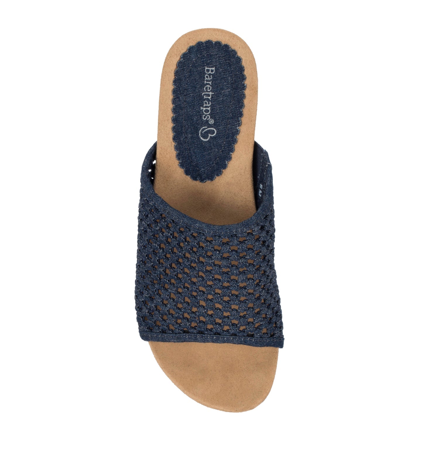 Flossey Wedge Slide Sandal / Baretraps