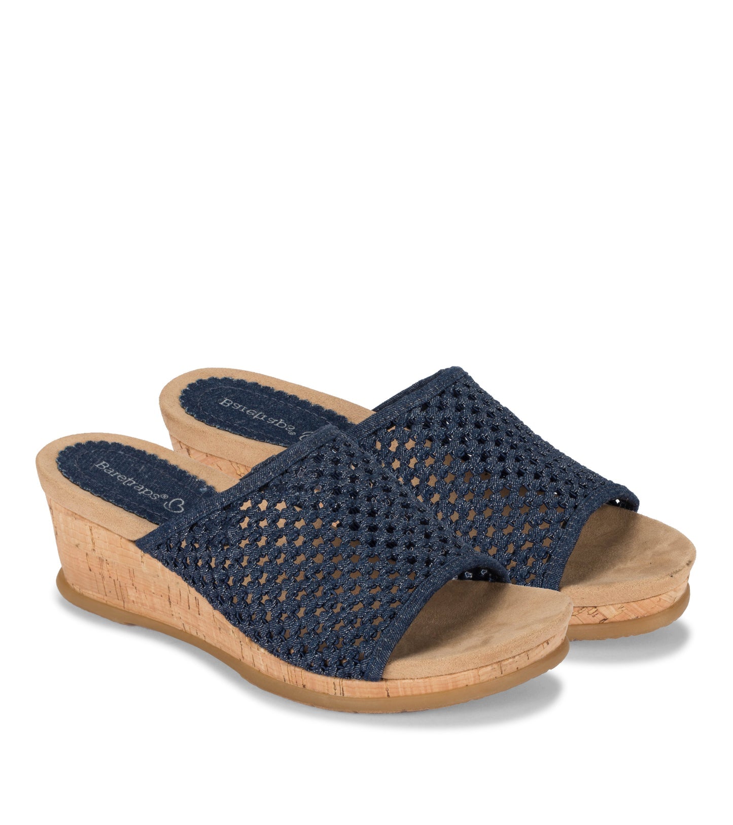 Flossey Wedge Slide Sandal / Baretraps
