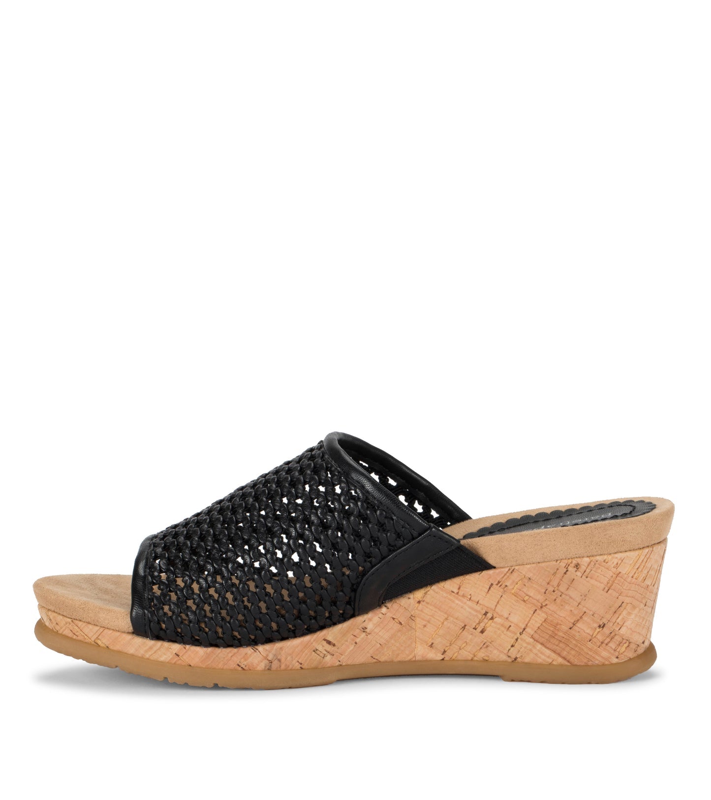 Flossey Wedge Slide Sandal / Baretraps