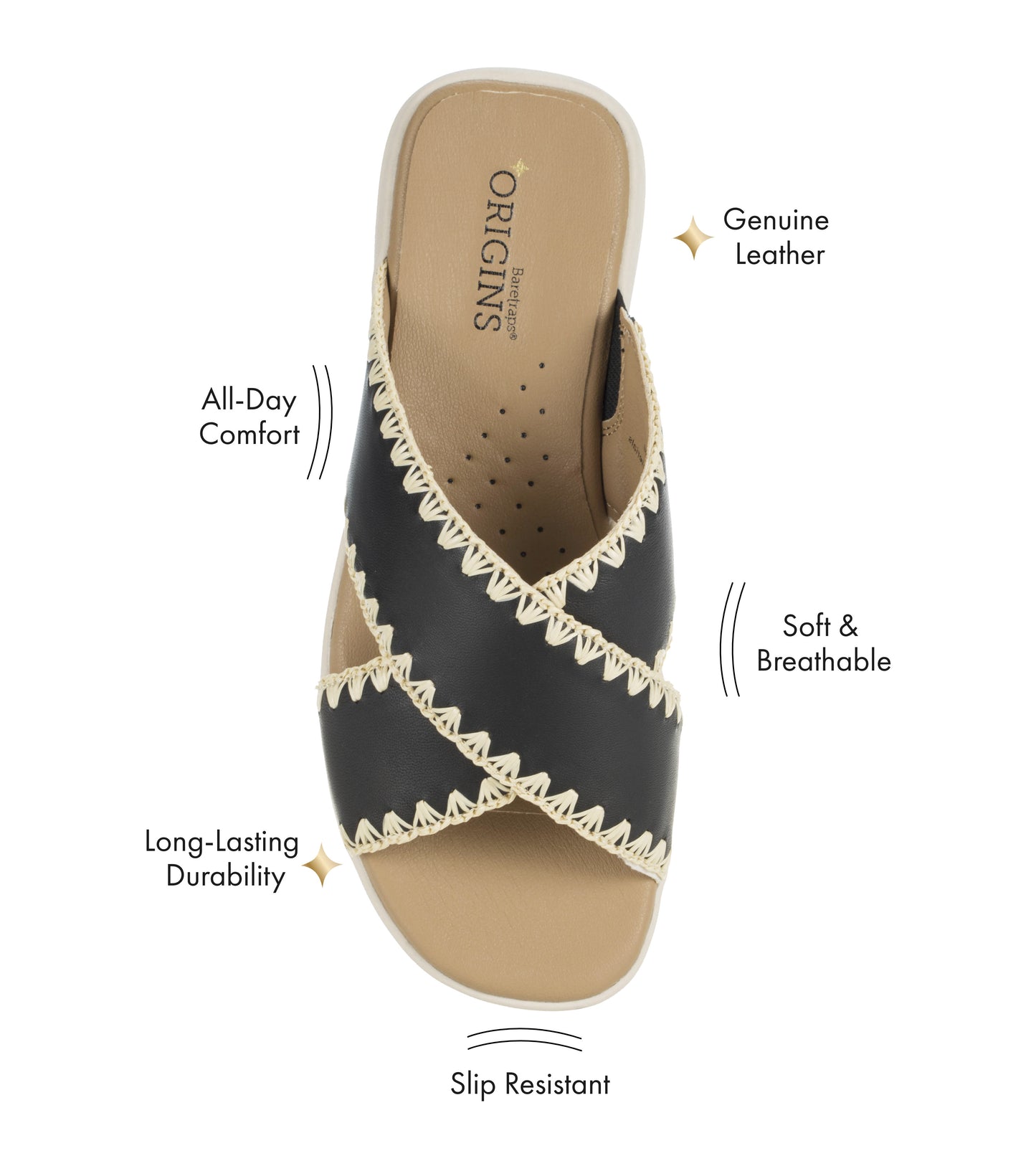 Dolinda Slide Sandal / Baretraps