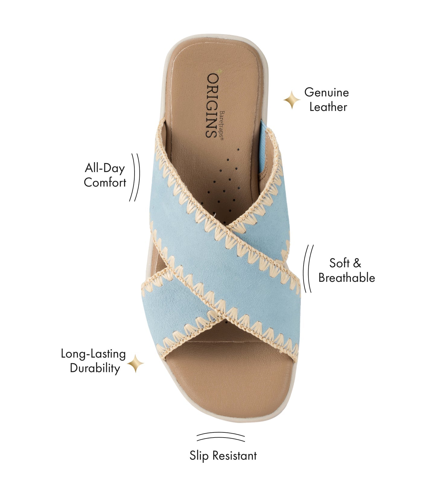 Dolinda Slide Sandal / Baretraps