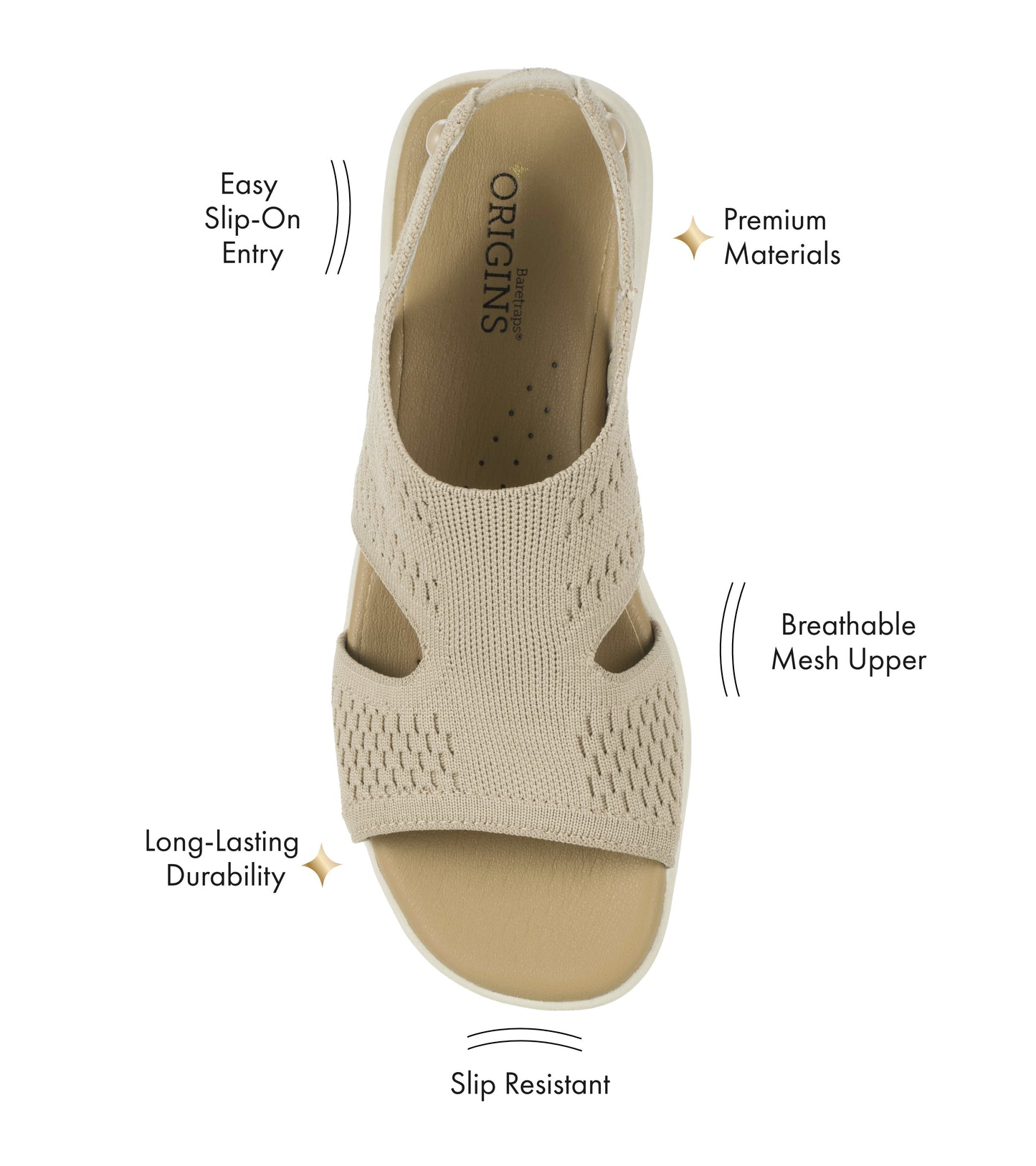 Duffy Slip On Sandal / Baretraps