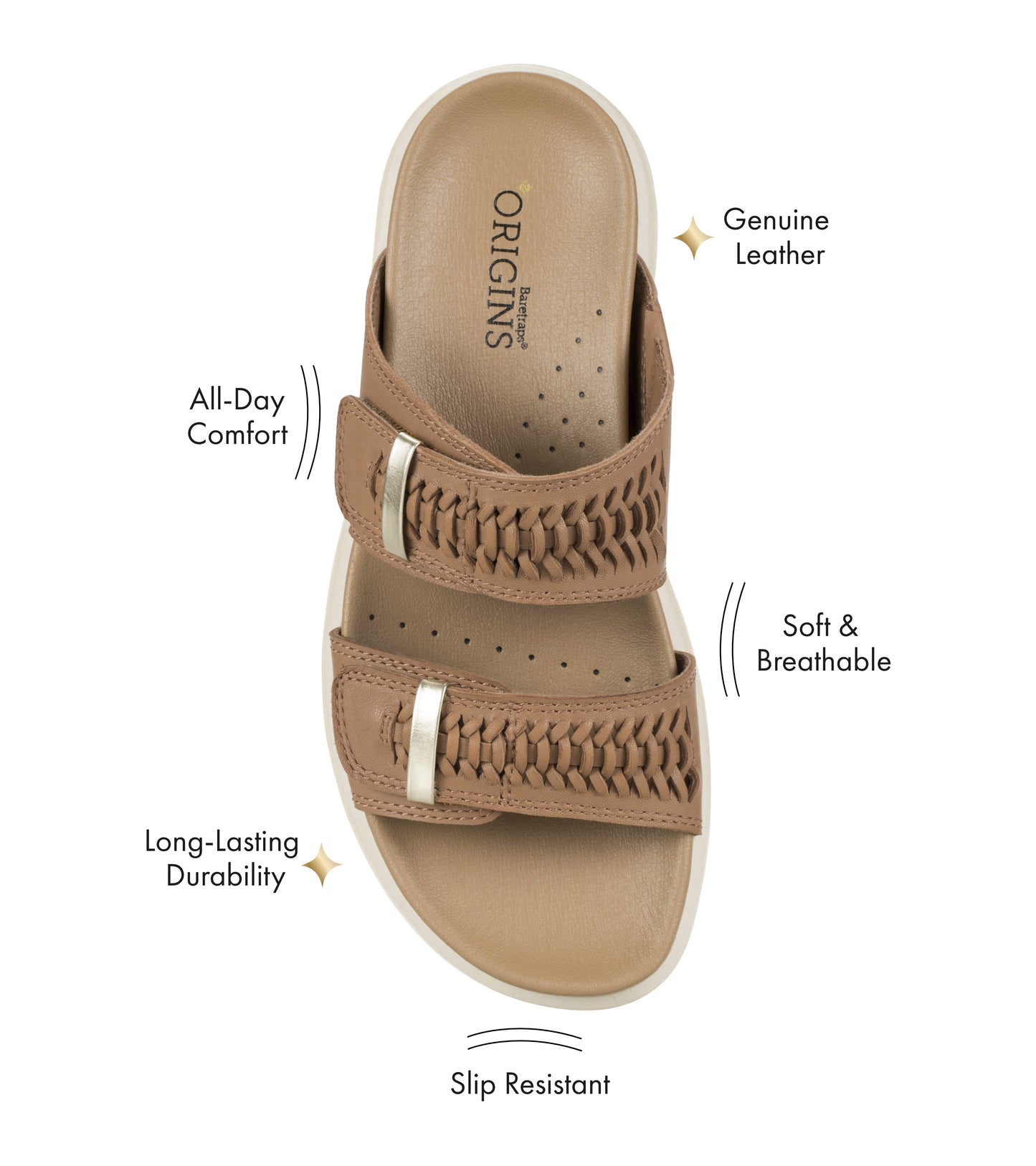 Haliah Slide Sandal / Baretraps