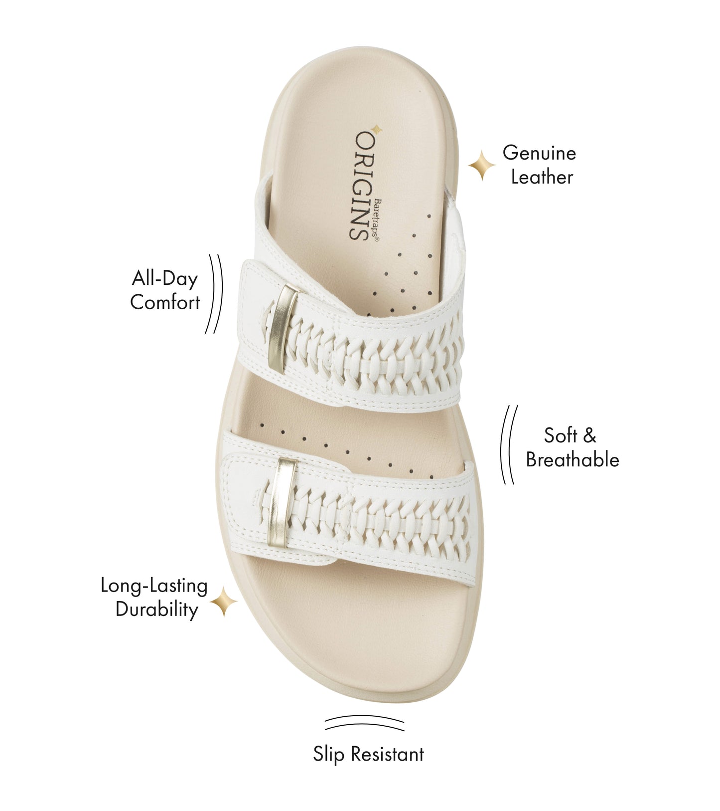 Haliah Slide Sandal / Baretraps