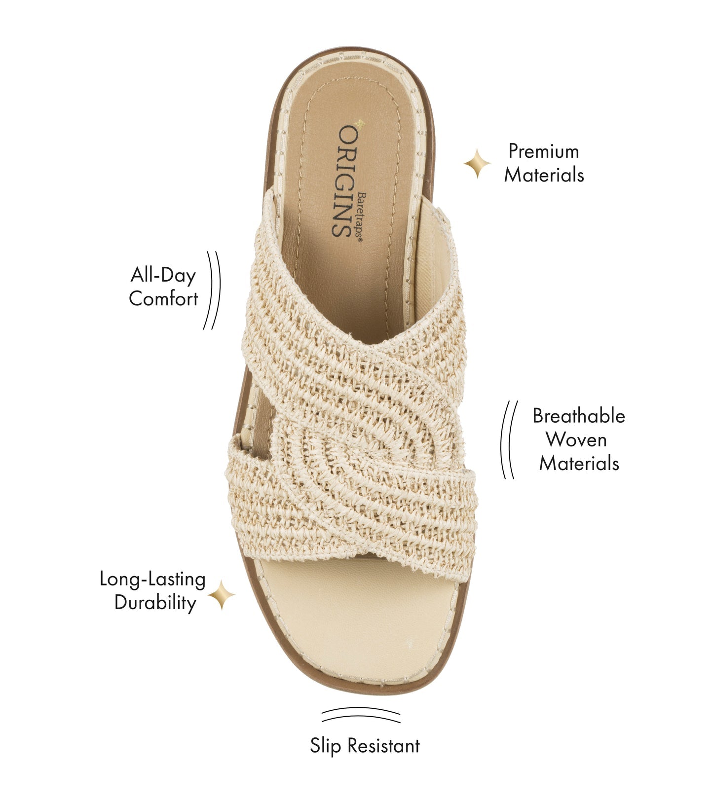 Navene Slide Sandal / Baretraps