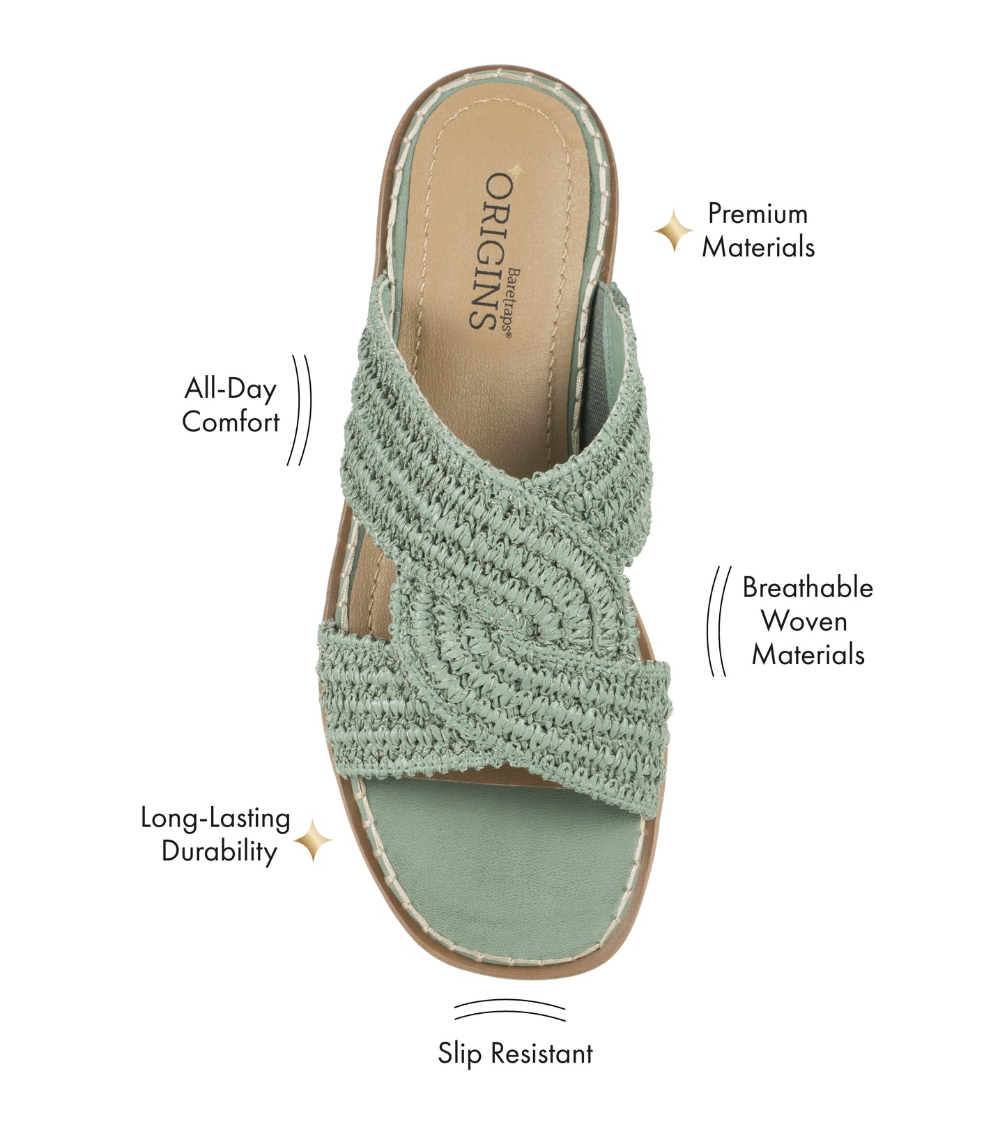 Navene Slide Sandal / Baretraps