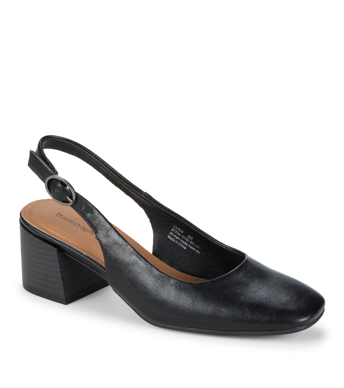 Ester Block Heel Slingback Pump / Baretraps