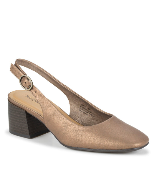 Ester Block Heel Slingback Pump / Baretraps