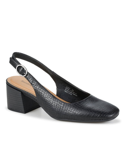 Ester Block Heel Slingback Pump / Baretraps