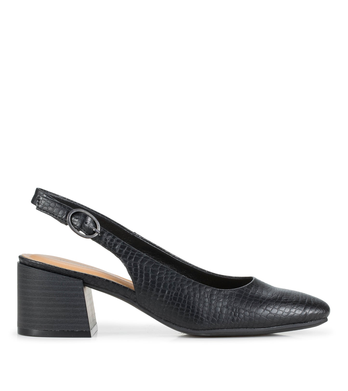 Ester Block Heel Slingback Pump / Baretraps