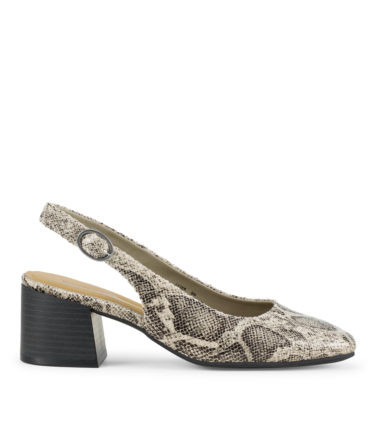 Ester Block Heel Slingback Pump / Baretraps