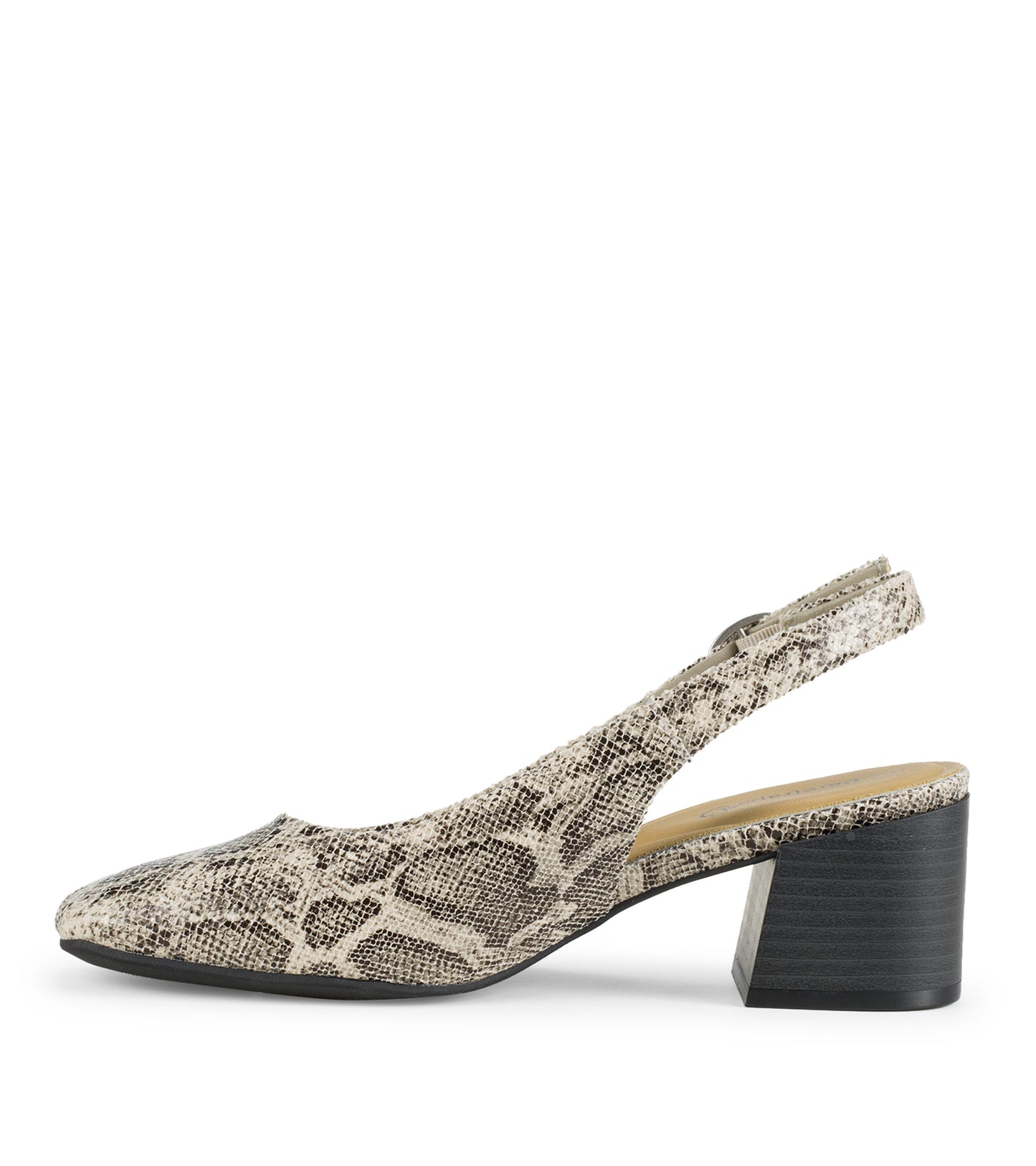 Ester Block Heel Slingback Pump / Baretraps