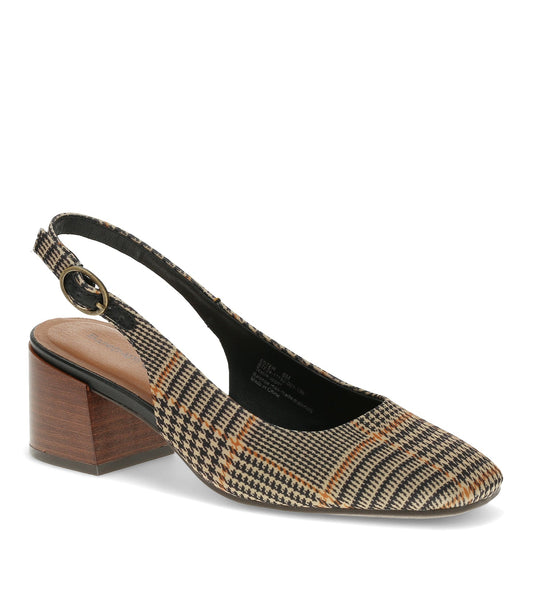 Ester Block Heel Slingback Pump / Baretraps