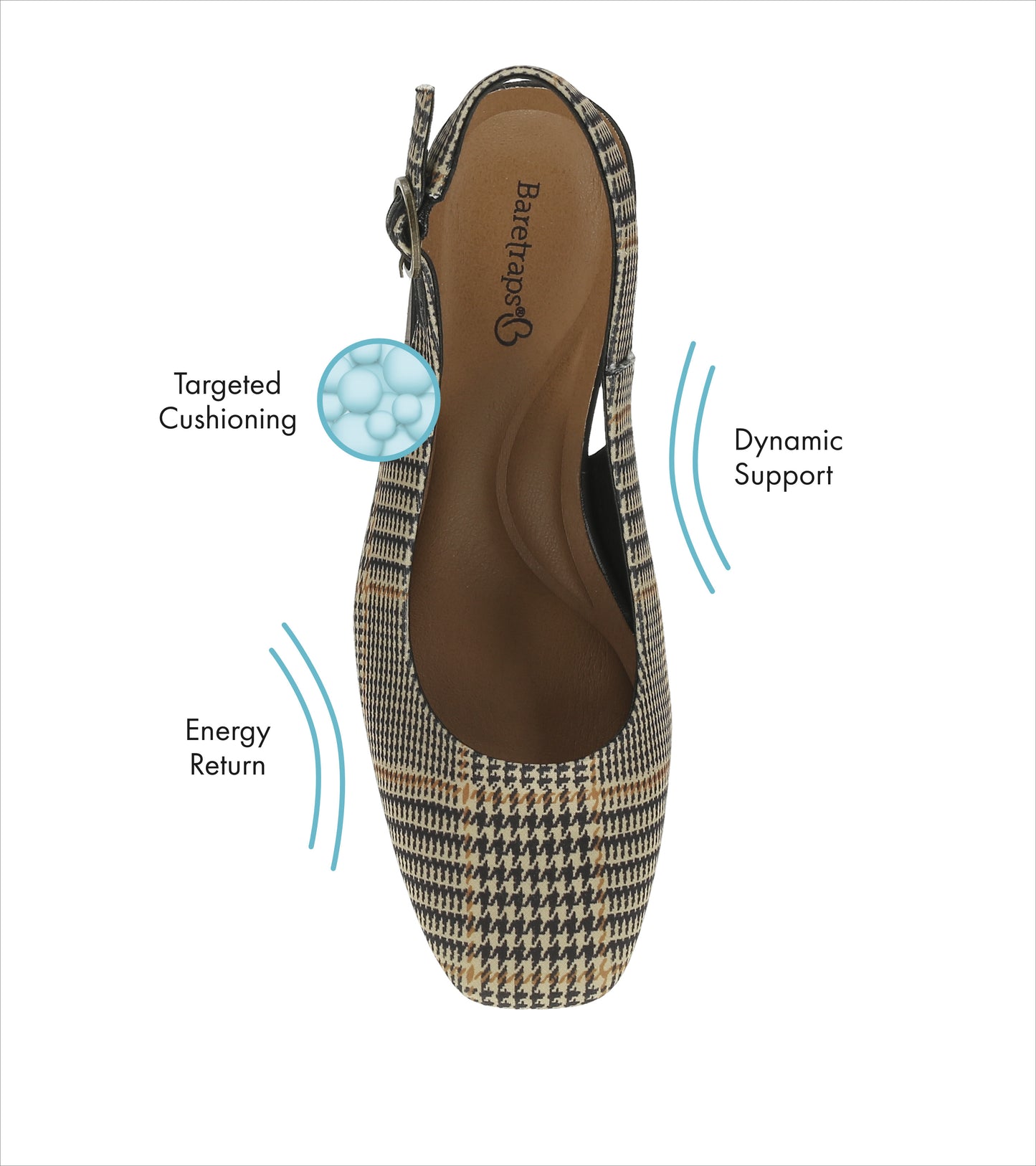 Ester Block Heel Slingback Pump / Baretraps