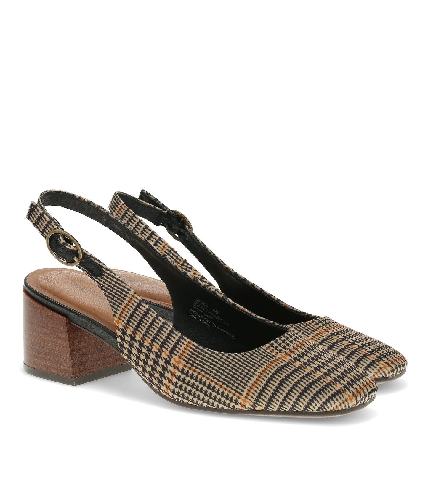 Ester Block Heel Slingback Pump / Baretraps