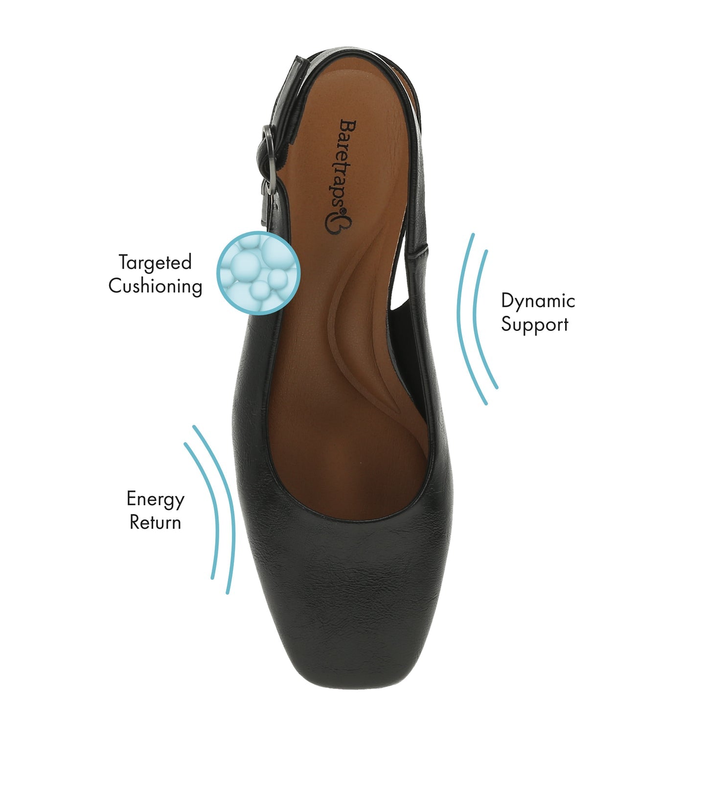 Ester Block Heel Slingback Pump / Baretraps