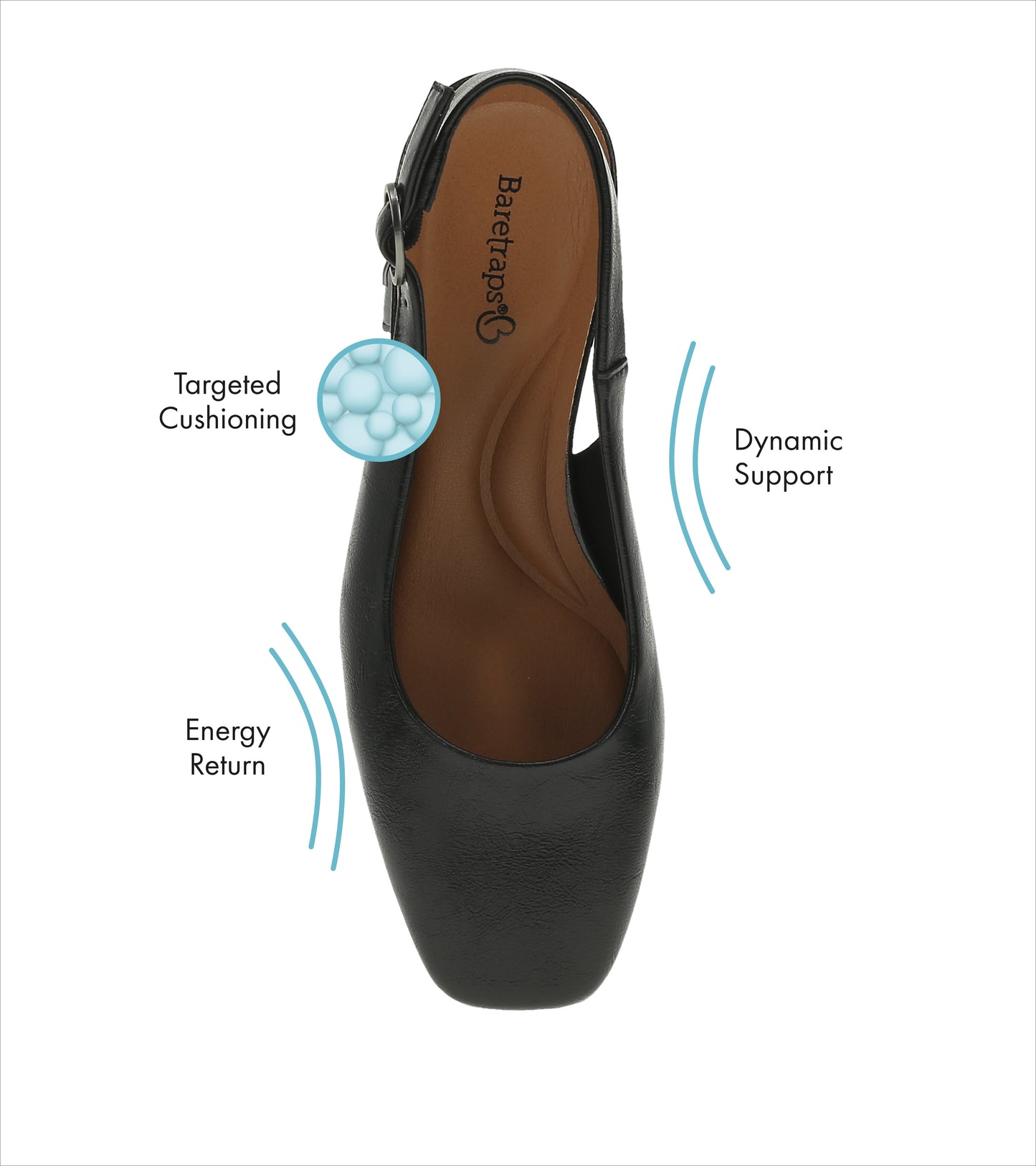 Ester Block Heel Slingback Pump / Baretraps