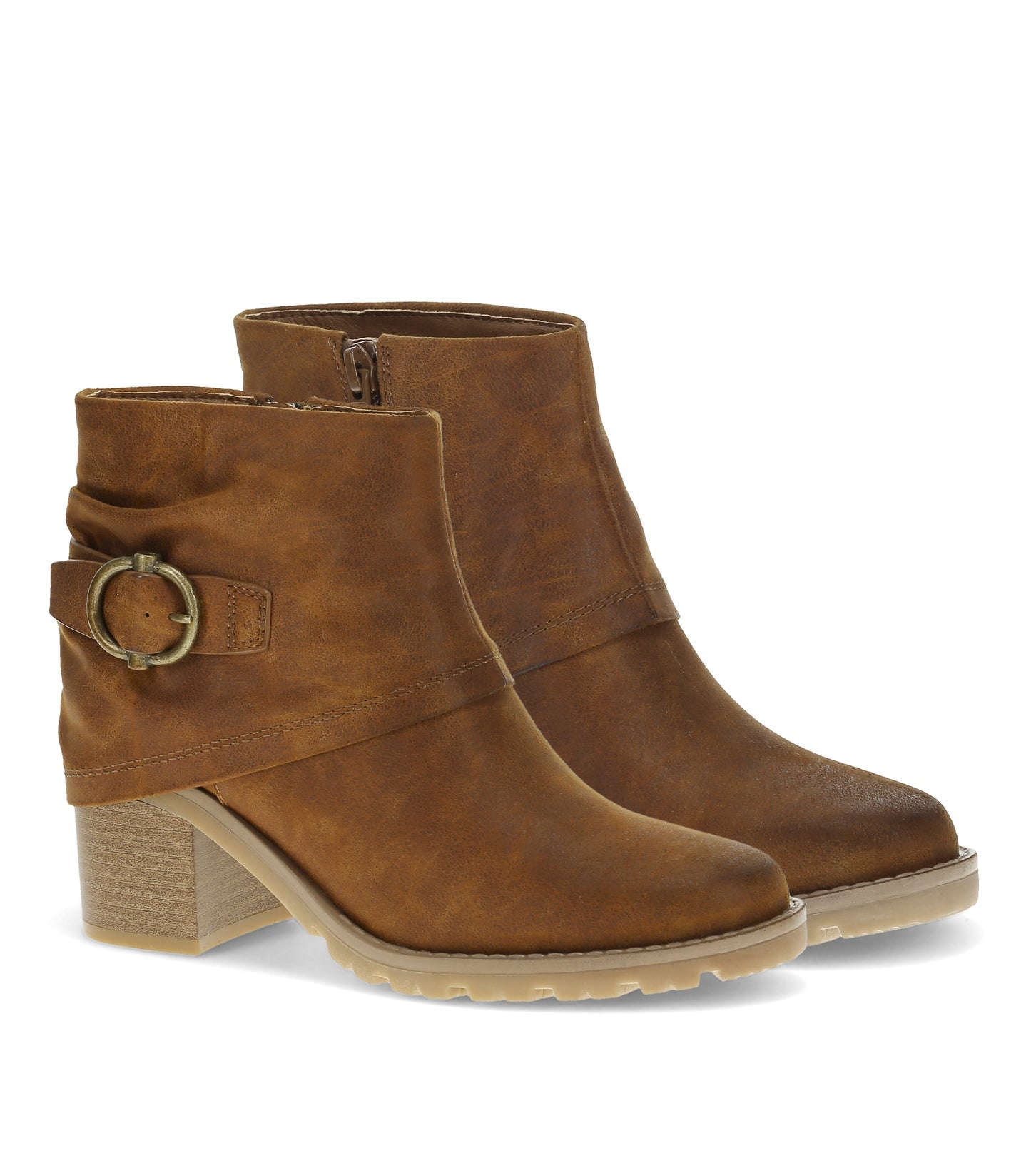 Deborah Block Heel Bootie / Baretraps