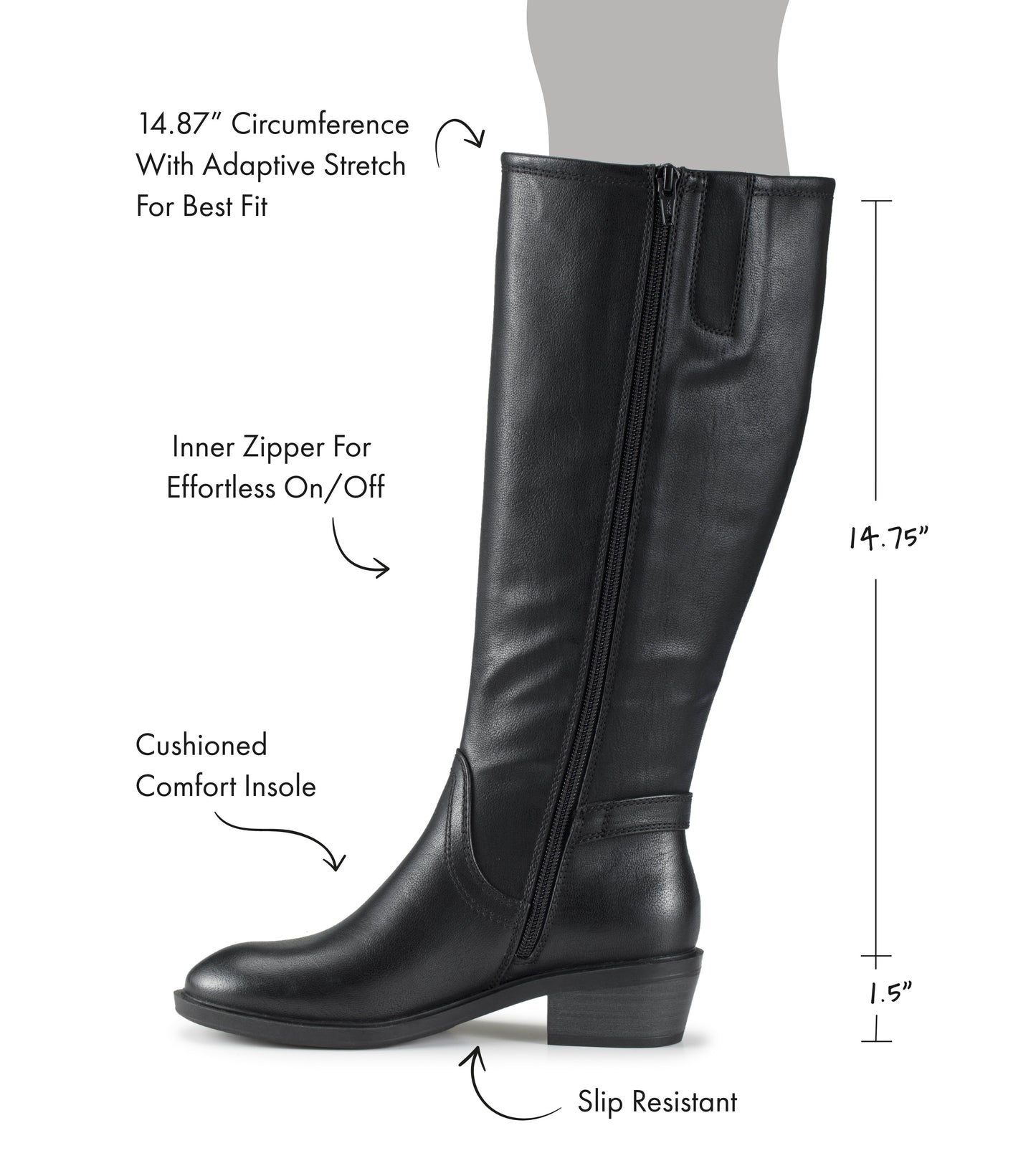 Nena Riding Boot / Baretraps