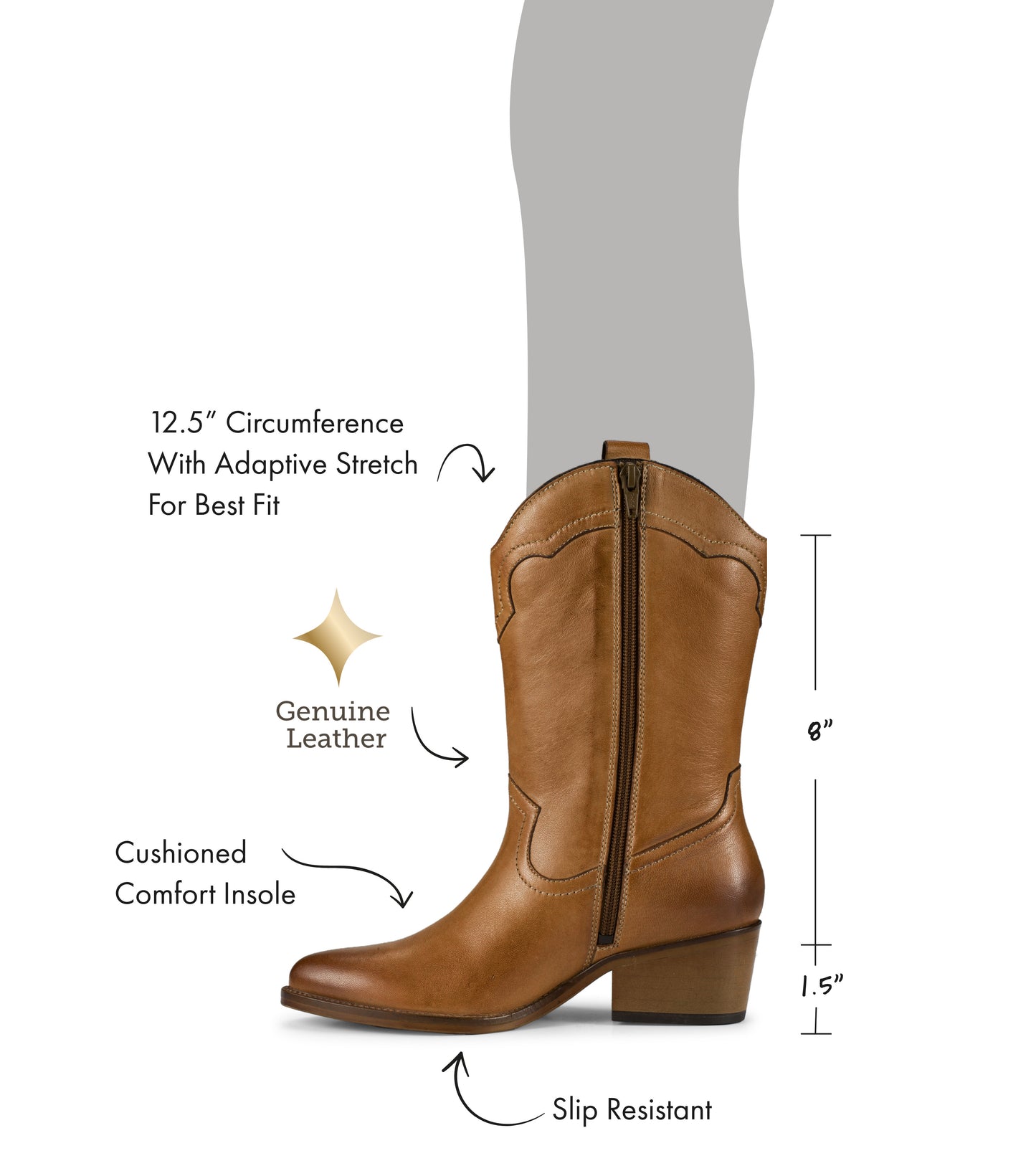 Nita Western Boot / Baretraps