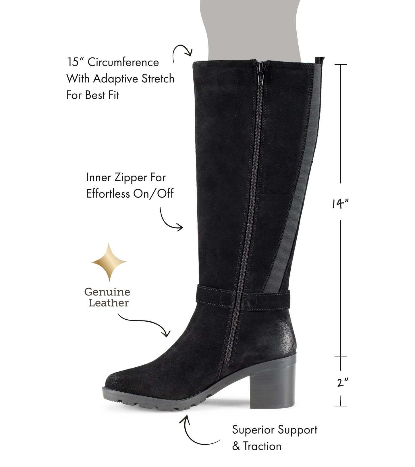 Della Tall Boot / Baretraps