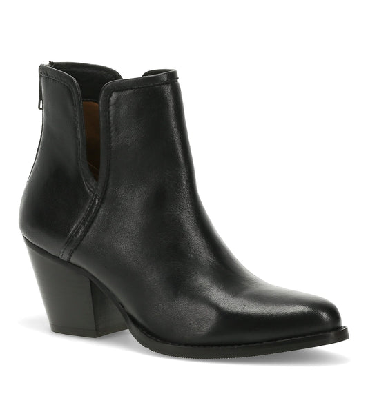 Nanny Block Heel Bootie / Baretraps