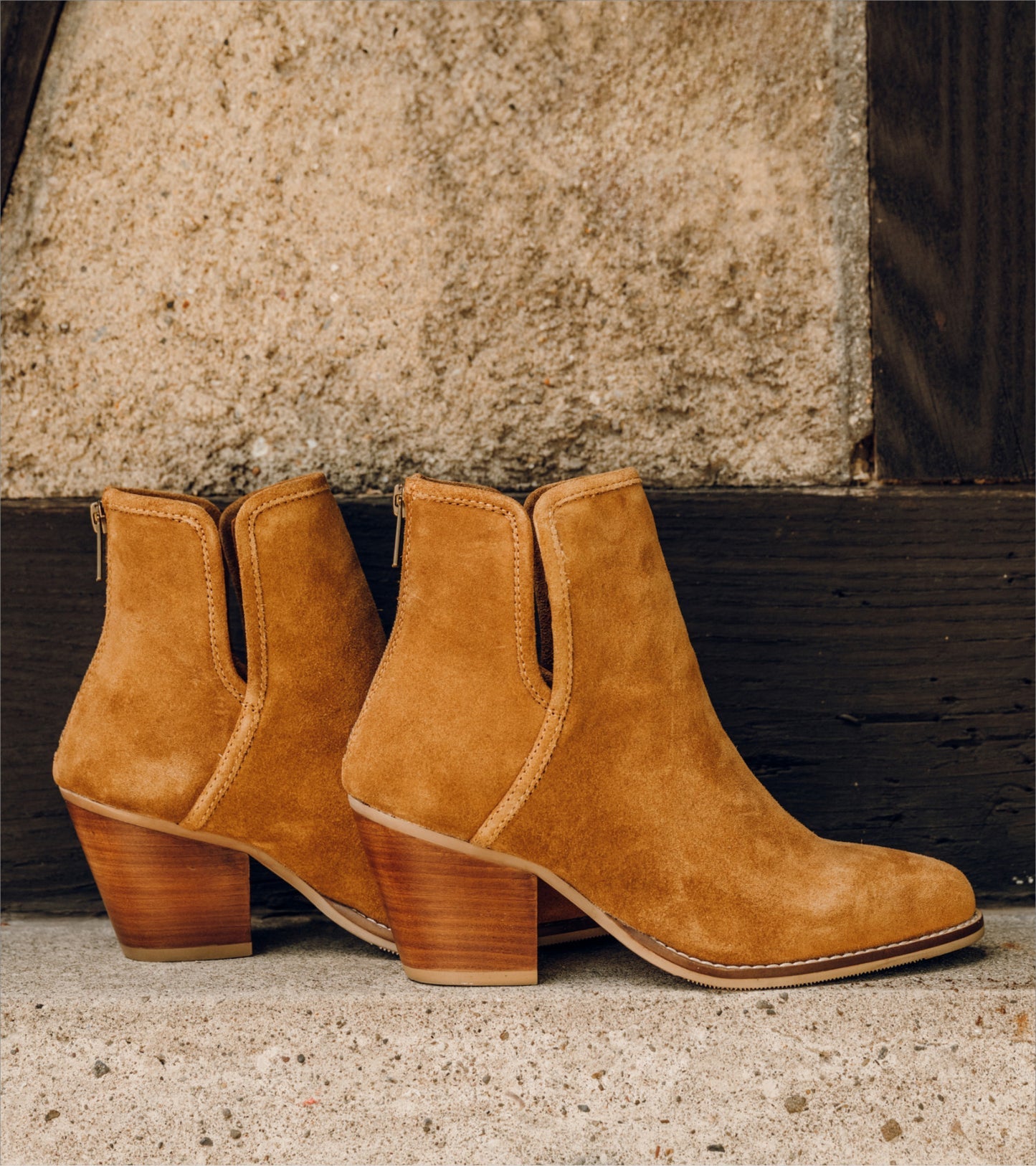 Nanny Block Heel Bootie / Baretraps