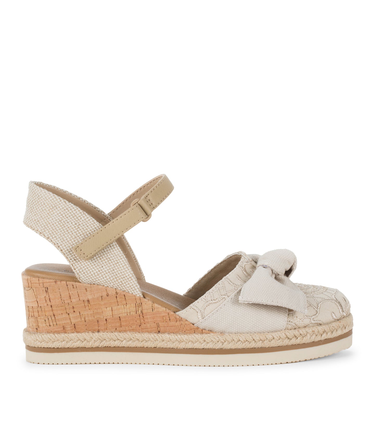 Arabelle Closed Toe Wedge Sandal / Baretraps