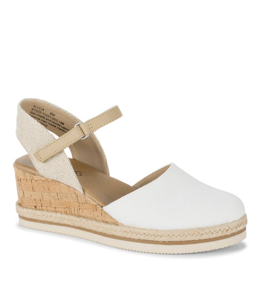 Alycia Closed Toe Wedge Sandal / Baretraps