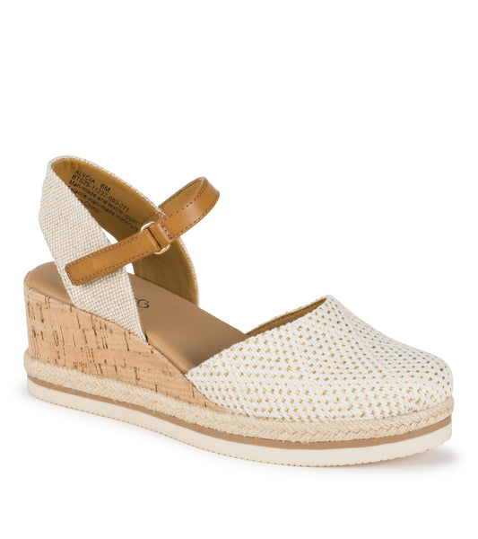 Alycia Closed Toe Wedge Sandal / Baretraps