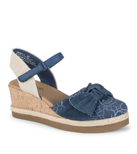 Arabelle Closed Toe Wedge Sandal / Baretraps