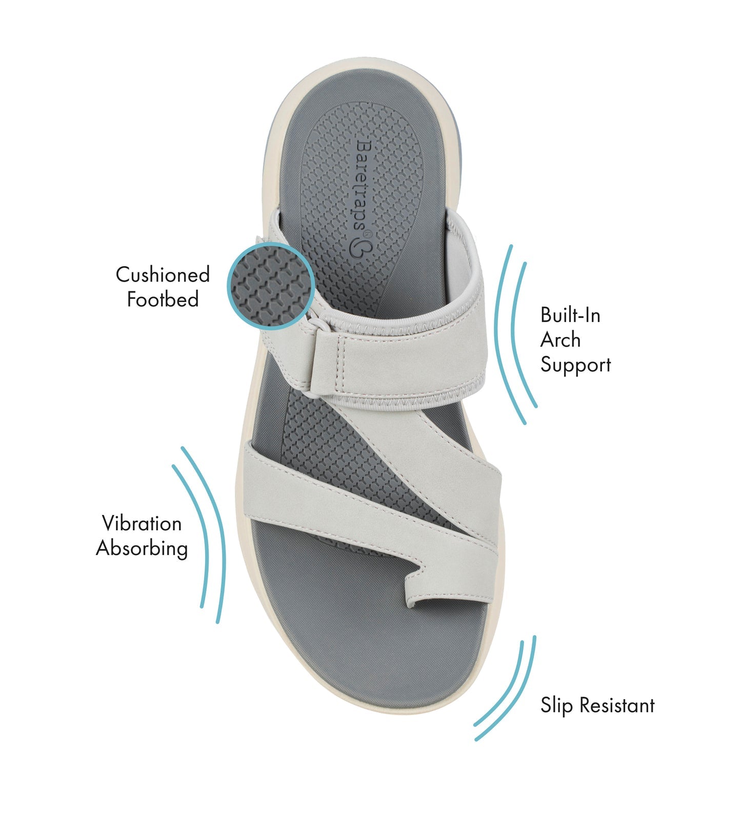 Jordy Slide Sandal / Baretraps
