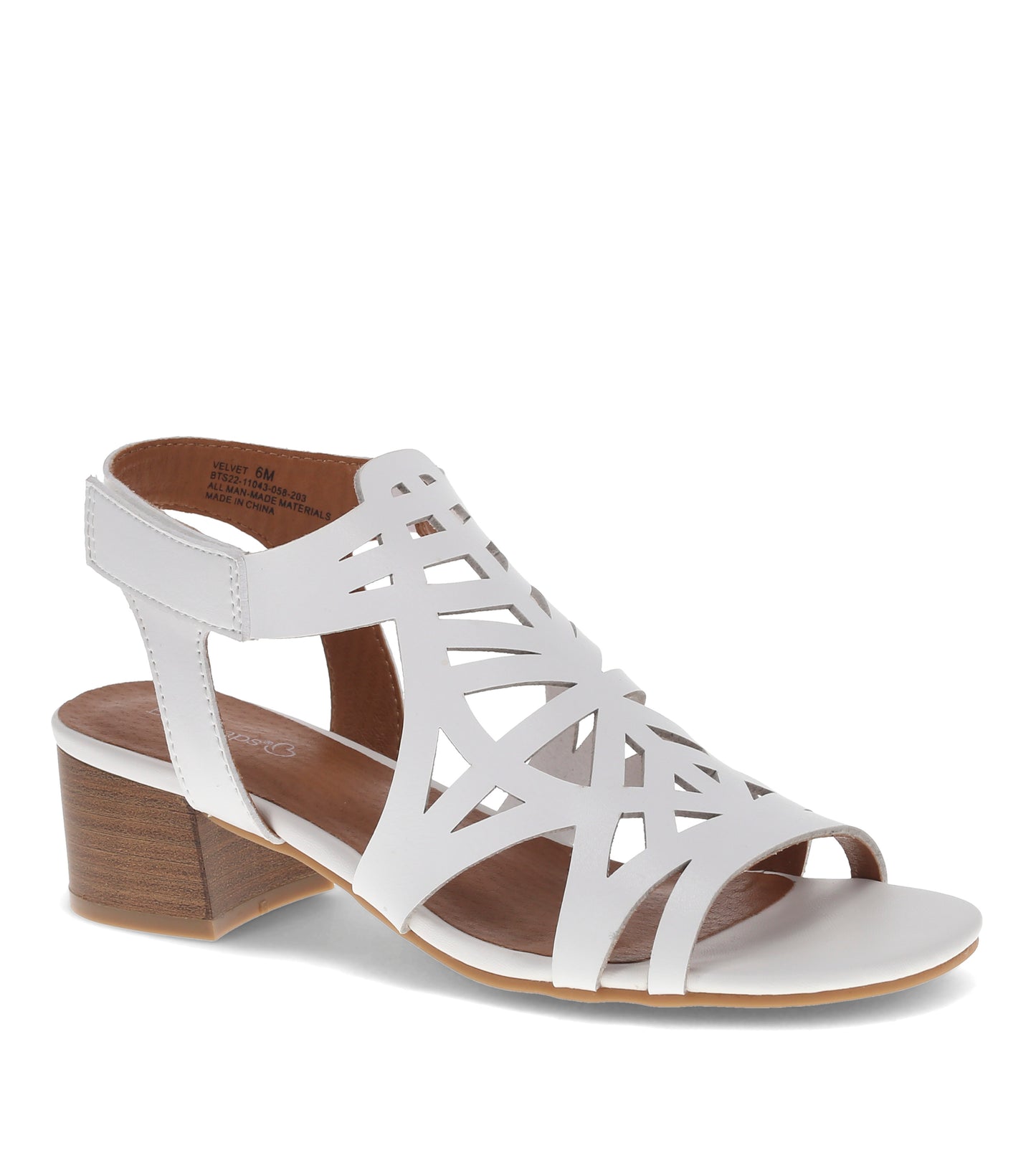 Velvet Block Heel Sandal / Baretraps
