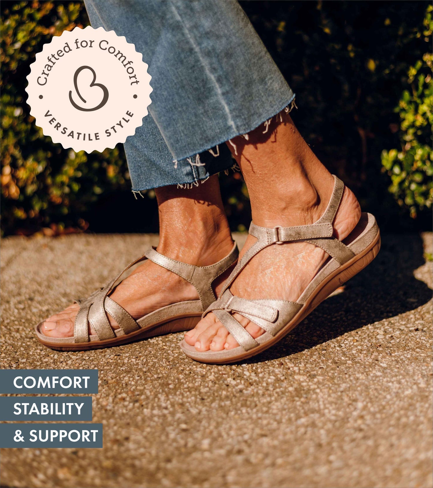 Jaxen Sandal / Baretraps