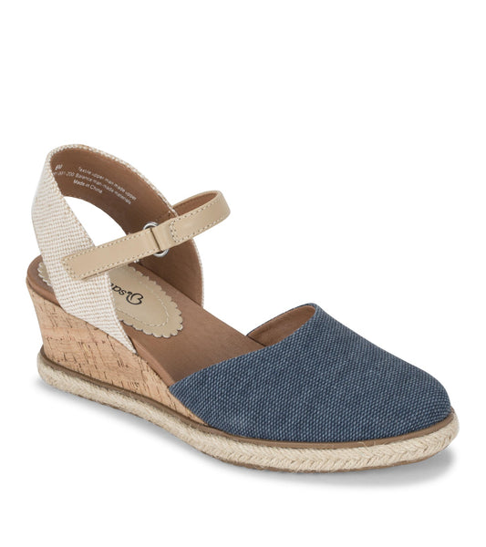 Ocean Closed Toe Wedge Sandal / Baretraps