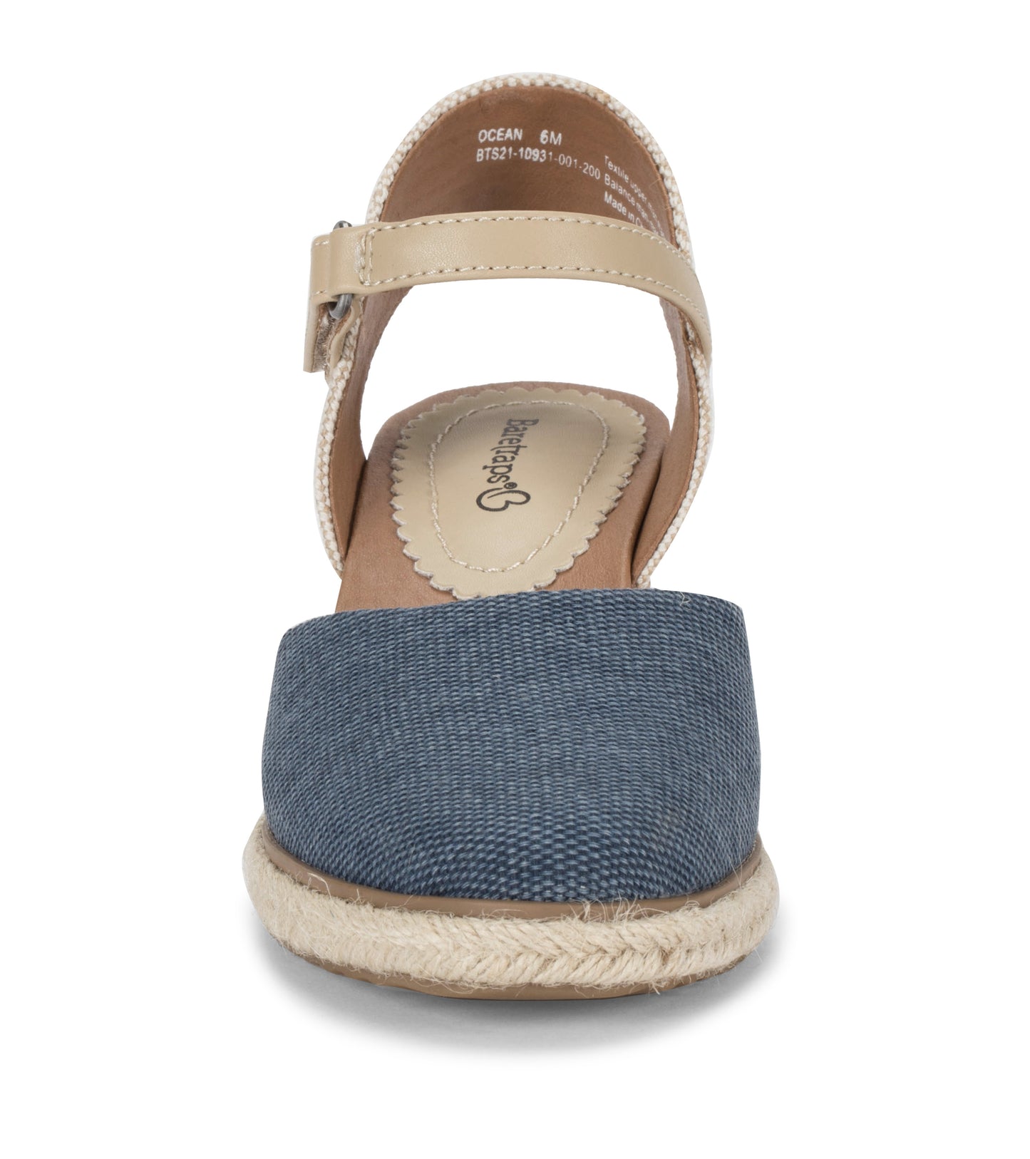 Ocean Closed Toe Wedge Sandal / Baretraps
