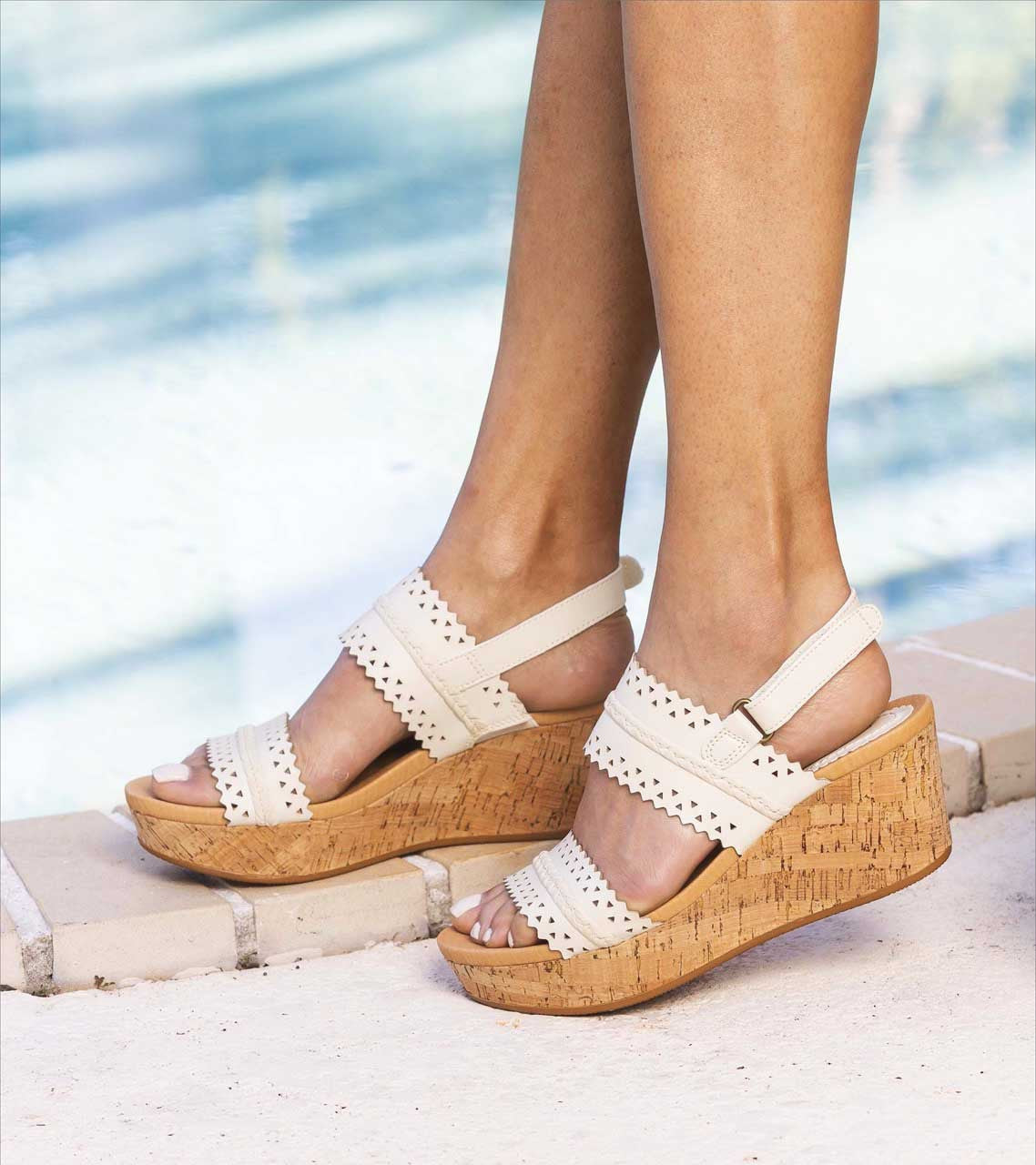 Rene Wedge Sandal / Baretraps