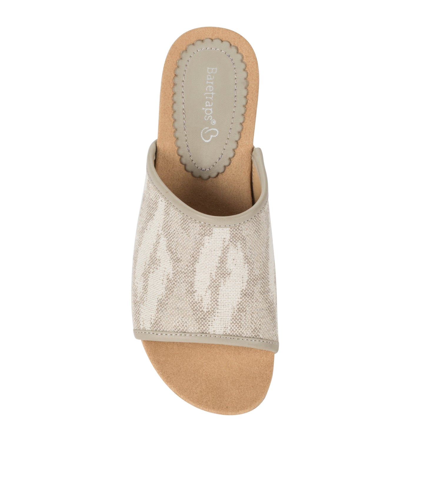 Flossey Wedge Slide Sandal / Baretraps