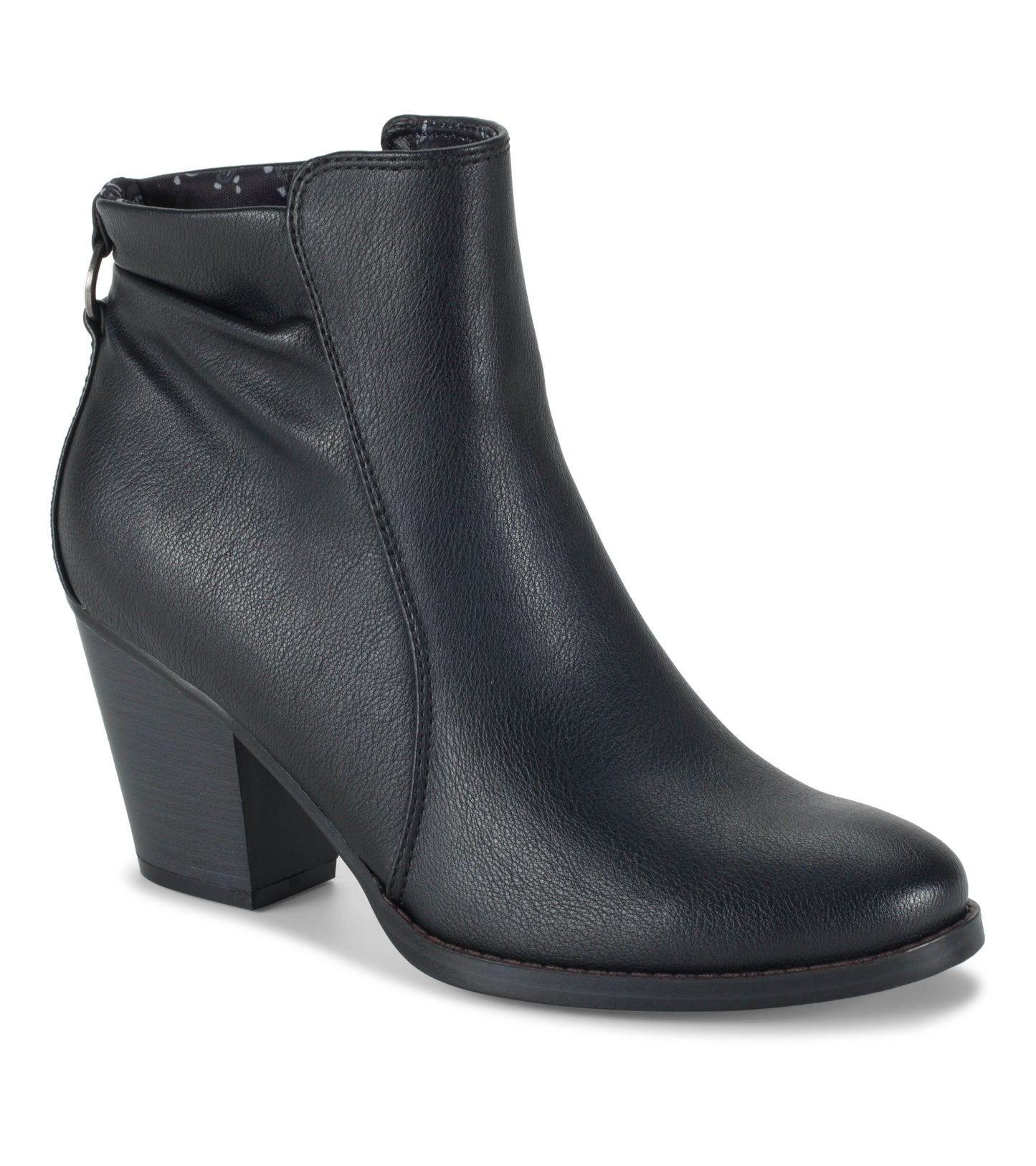 Crystal Block Heel Bootie / Baretraps