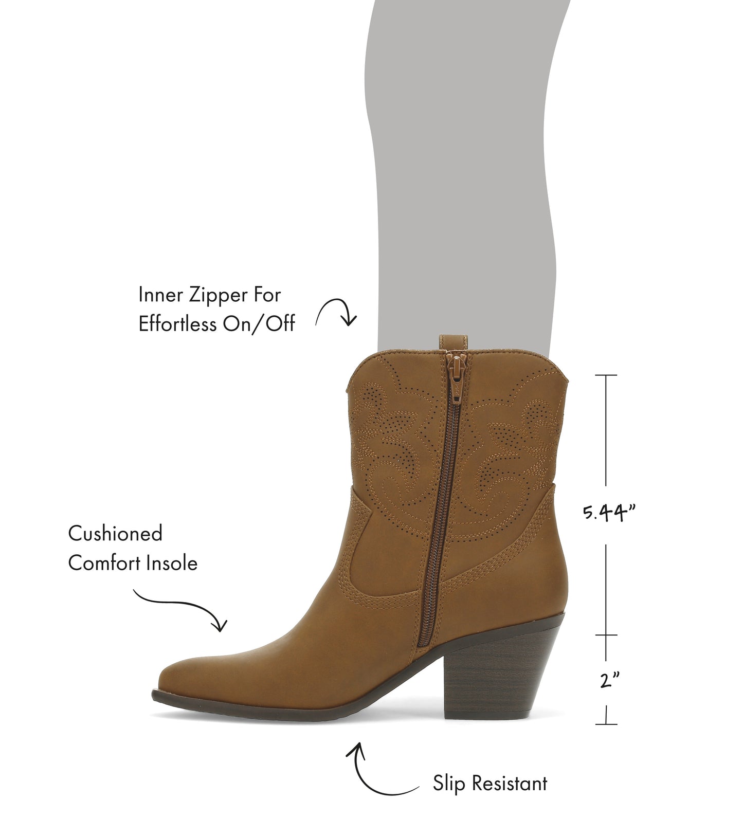 Yenni Western Boot / Baretraps