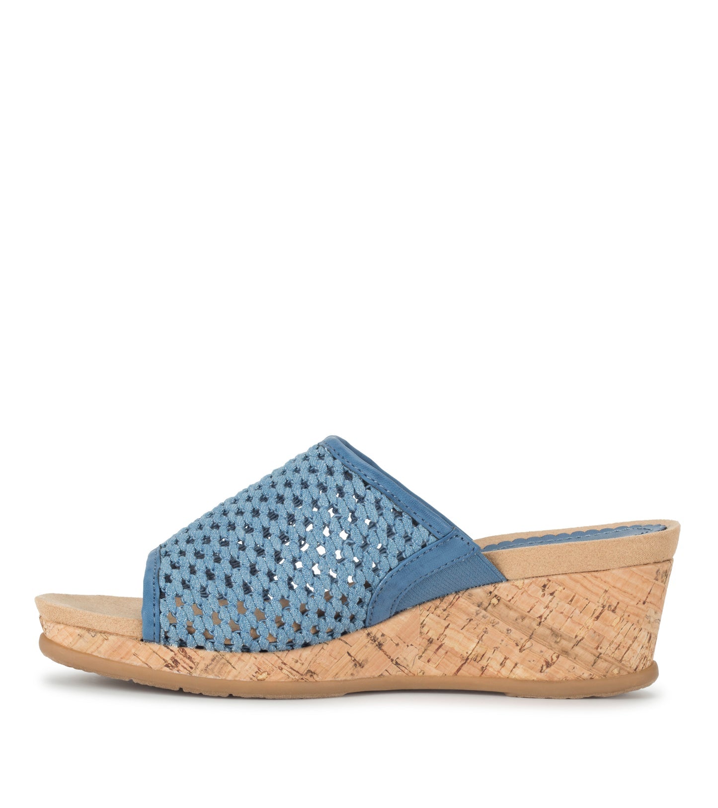 Flossey Wedge Slide Sandal / Baretraps