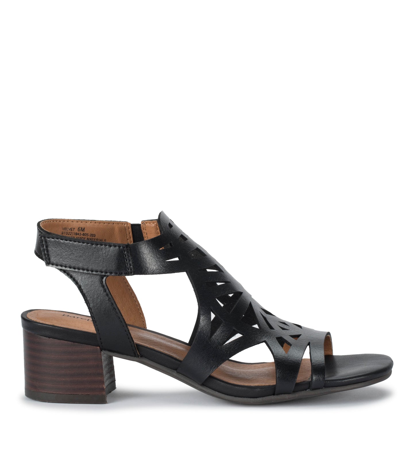 Velvet Block Heel Sandal / Baretraps
