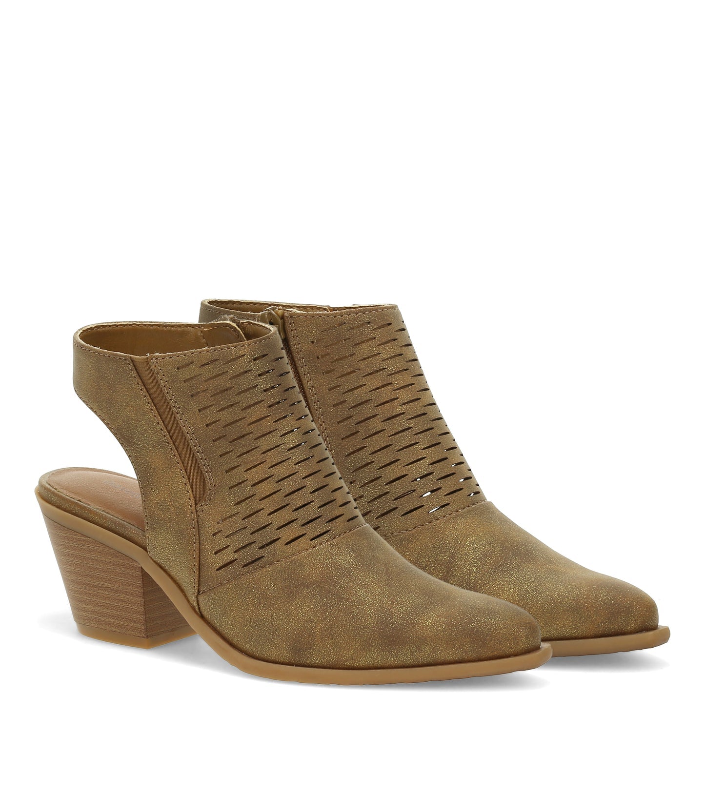 Yangley Block Heel Bootie / Baretraps